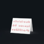 Grafites do ASL nenhum L vermelho para o cartão de<br><div class="desc">Um cartão de Natal do alfabeto do ASL com uma mensagem "escondida". Nenhum L,  de que é. Ou,  se você deve,  Noel (naturalmente). Bênçãos,  e Feliz Natal.</div>