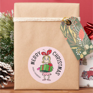 Gralha   Cindy-Lou Who   Etiqueta de presentes de 