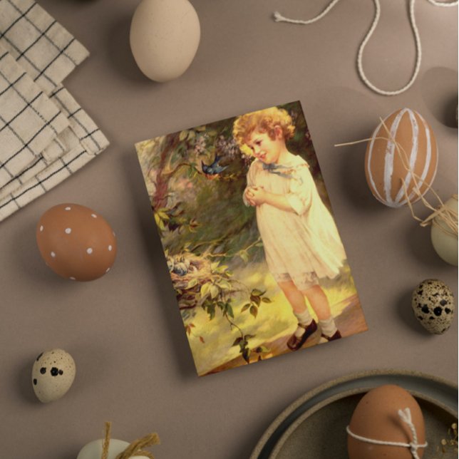 Gralha vitoriana com cartões de aves (Criador carregado)