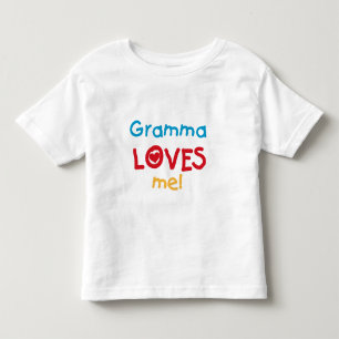 Gramma me ama T-shirts e presentes