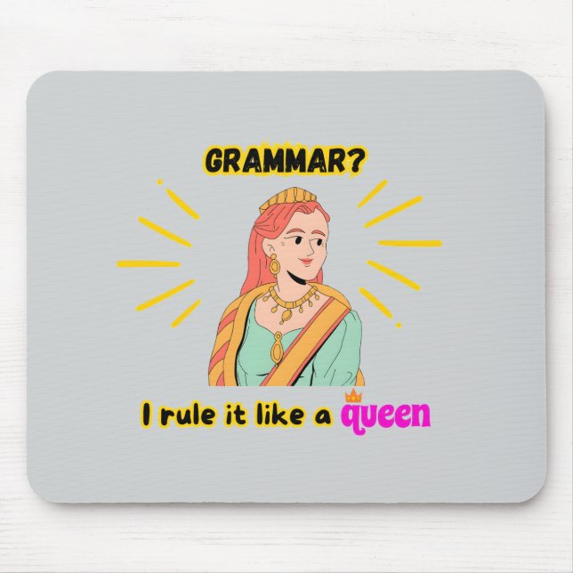 Grammar Queen Mousepad (Frente)
