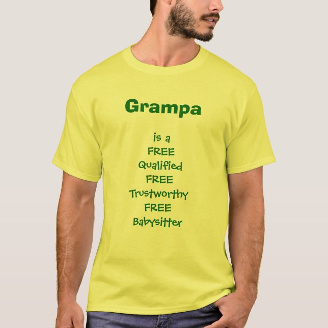 Grampa está livre - camisa (Frente)