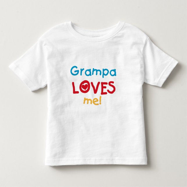 Grampa me ama T-shirts e presentes (Frente)