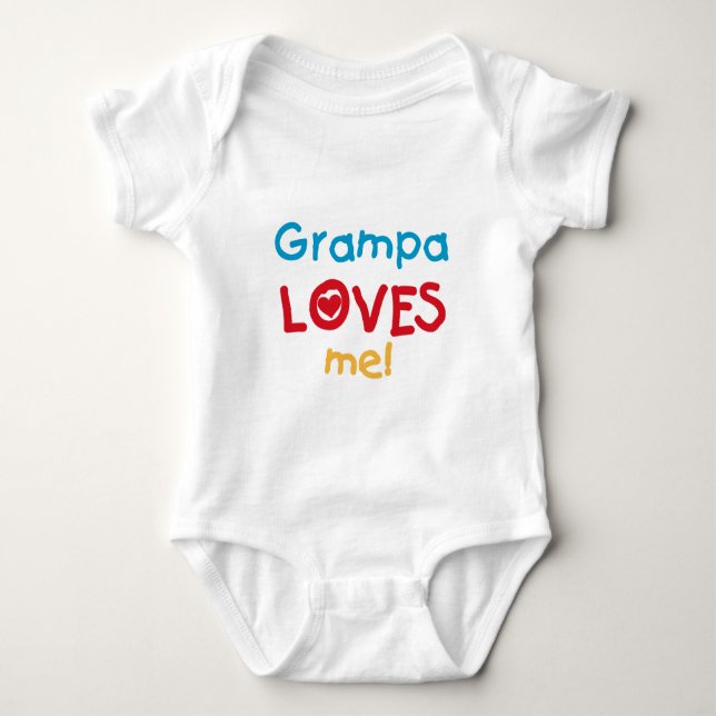Grampa me ama T-shirts e presentes (Frente)