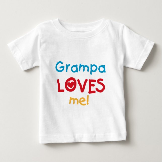 Grampa me ama T-shirts e presentes (Frente)
