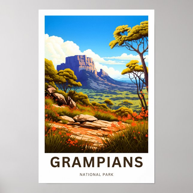 Grampians National Park Viagem Impressão (Frente)