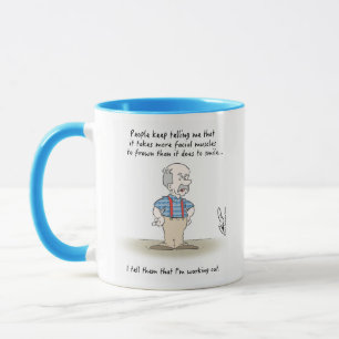 Gramps: "" Na caneca de café olhando de