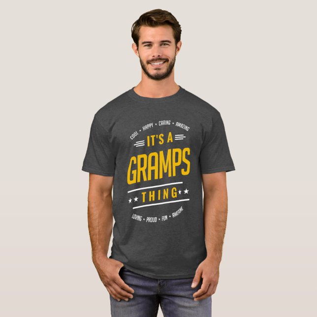 Gramps Things T-shirts Gifts (Frente Completa)