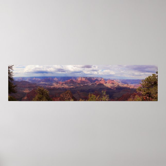 Grand Canyon Panorâmica View Poster (Frente)