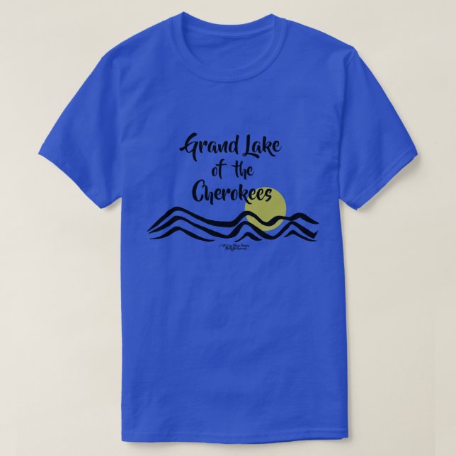 Grand Lake da camiseta Cherokees (Frente do Design)