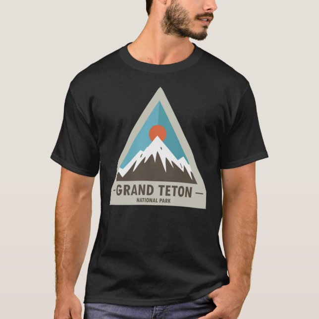 Grand Teton National Park Classic T-Shirt (Frente)