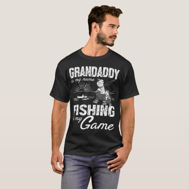 Grandaddy é meu t-shirt conhecido da pesca (Frente Completa)