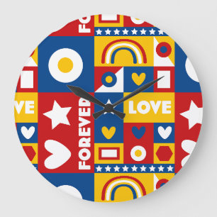 Grande 1980 para sempre com o relógio de Design de arte P