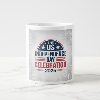 Grande A caneca de café do Dia da Independência dos EUA 2