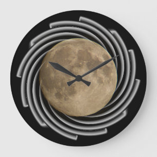 Grande A lua, la lune, la luna, relógio the moon
