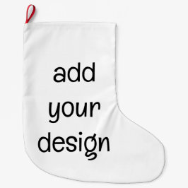 Grande adicione sua meia de Natal personalizada