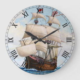 Grande Adler von Lübeck Ship - Relógio Personalizado