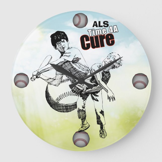 Grande ALS Time4ACure nº 4 Relógio (Frente)
