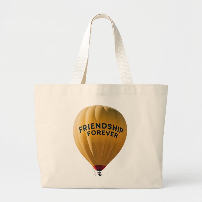 Grande Amizade, Para Sempre – Bolsa Jumbo Tote (Frente)