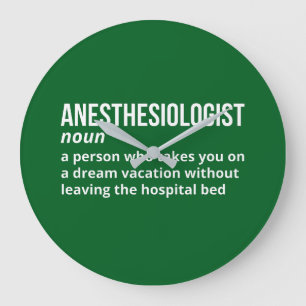 Grande Anestesiologista Engraçado Significa Relógio