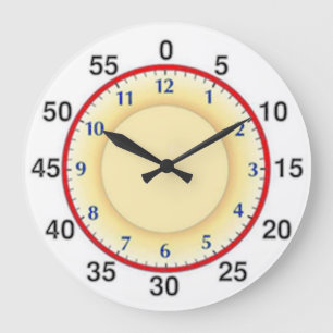 Grande Aprendendo A Contar Relógio De Hora