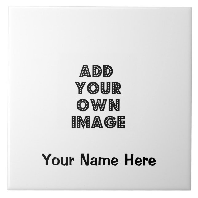 Grande arte do azulejo 6x6 - faça seus PRÓPRIOS! (Frente)