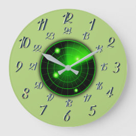 Grande Azeite com Cinza Radar MilitarGrande Relógio