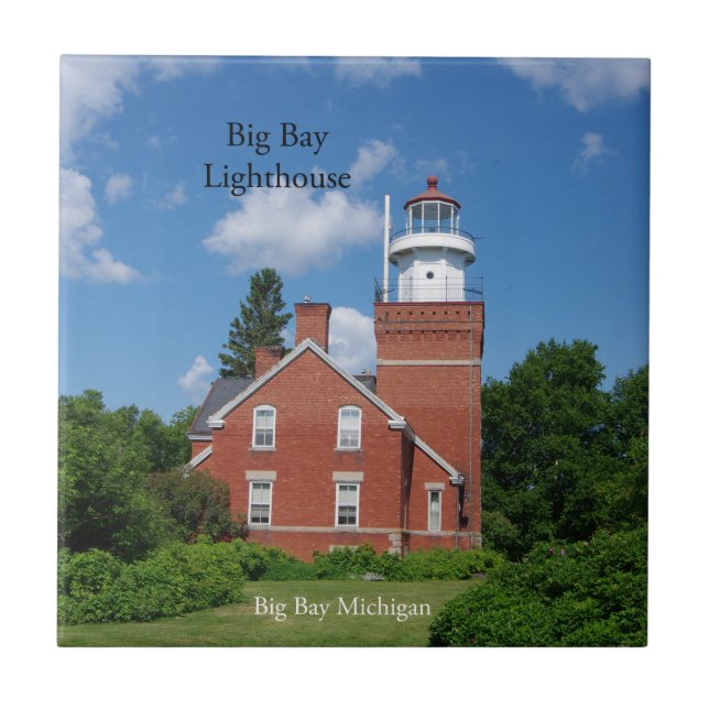 Grande azulejo de farol de Bay (Frente)