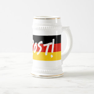 Grande bandeira alemã retro cerveja caneca de cerv