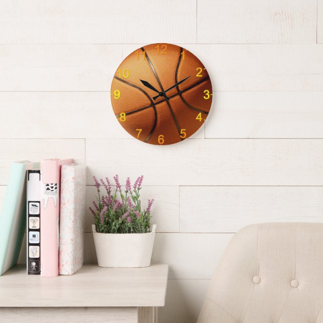 Grande Basquete Laranja, Relógio De Parede (Sala de leitura)