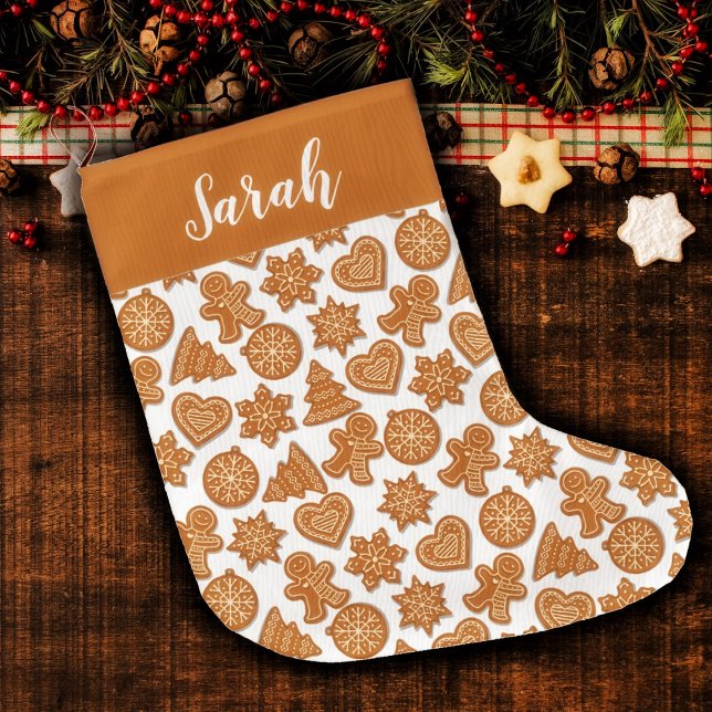 Grande Biscoitos de Gengibre de Natal Meia de Natal (Criador carregado)
