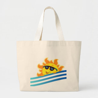 Grande Bolsa de Tote Sorriso Sol