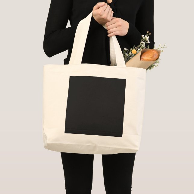 Grande Bolsa Eerie Black Jumbo Tote (Frente (produto))