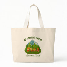 Bolsa Tote Aventura Espera Equipe de Leitura