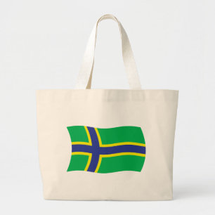 Grande Bolsa Tote Bandeira dos Vepsianos