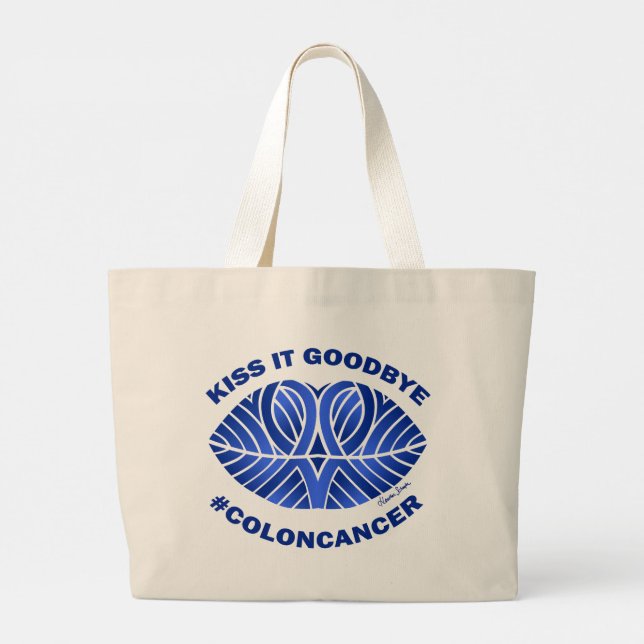 Grande Bolsa Tote Beijo de Adeus! (Verso)