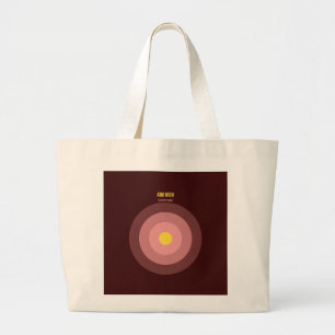 Grande Bolsa Tote Bulls Eye — Maximalista dos Anos 90 R