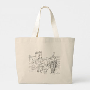 Grande Bolsa Tote Castelo Gylen Escócia