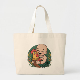 Grande Bolsa Tote | Chloe Baby Abraça O Galo