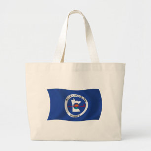 Grande Bolsa Tote da Bandeira da Reserva da Banda Mille L