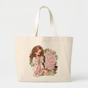Grande Bolsa Tote de Médica Feminina Bom Médico, Melhor