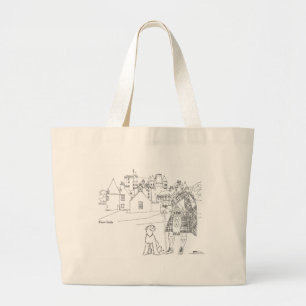 Grande Bolsa Tote do Castelo Fraser, Escócia