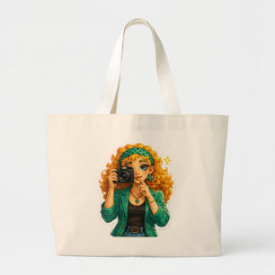 Grande Bolsa Tote Fofa – Bolsa Estilosa para Todos os Dia