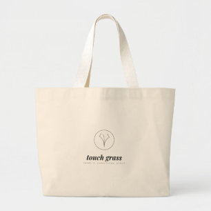 Grande Bolsa Tote Jumbo Humor ao Ar Livre Retro 'Toque Gr