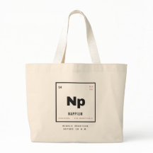 Bolsa Tote Jumbo Nappium Tabela Periódica Amante d