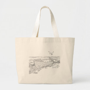 Grande Bolsa Tote Naufrágio da Farr Bay Escócia