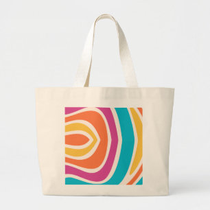 Grande Bolsa Tote Padrão de Limão Fresco – Desenho de Cit