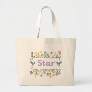 Grande Bolsa Tote Padrão de Limão Fresco – Desenho de Ver