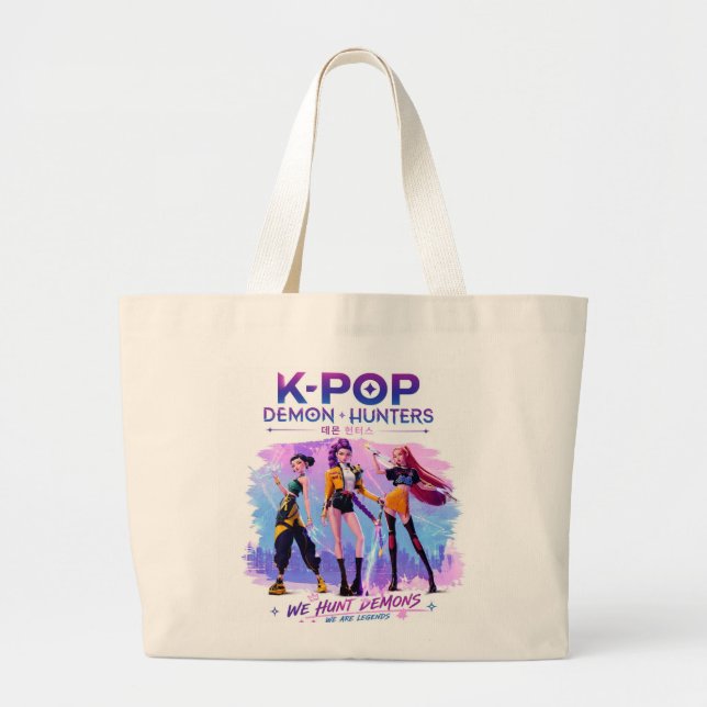 Grande Bolsa Tote para meninas da escola e faculdade (Frente)