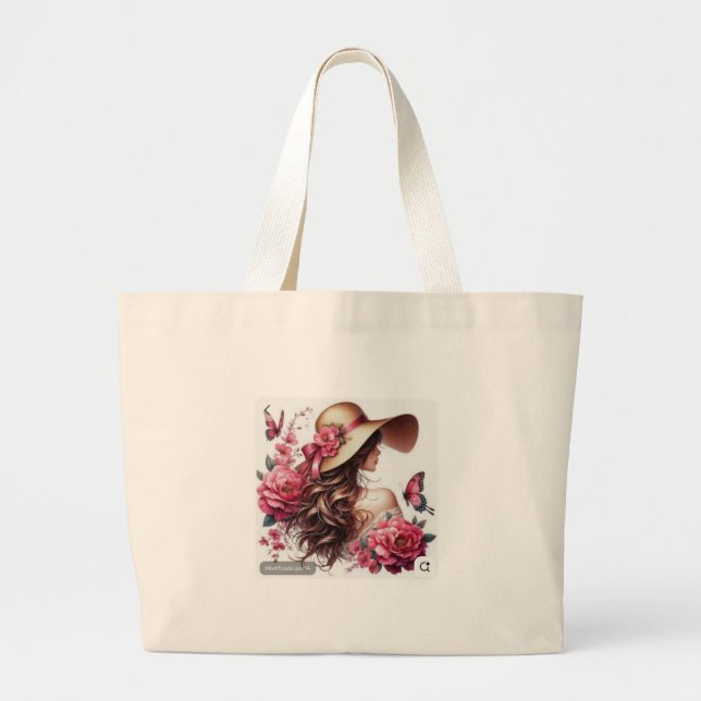 Grande Bolsa Tote Personalizada com Estilo – Prática, Dur (Frente)